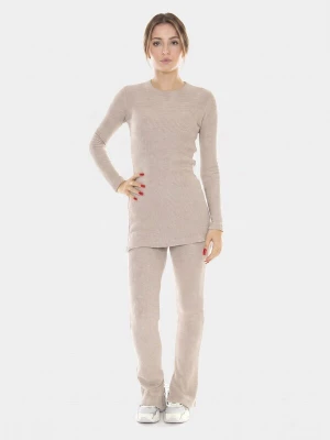 Foto van product Thinking MU Trui 'Taupe Kara Knitted Pants' beige