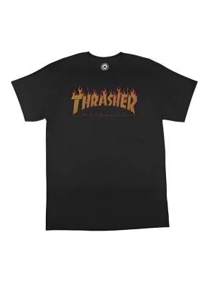 Foto van product THRASHER Shirt 'FLAME HALFTONE' zwart