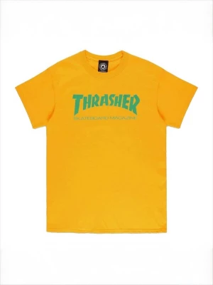 Foto van product THRASHER Shirt 'SKATE MAG T-SHIRT' goud