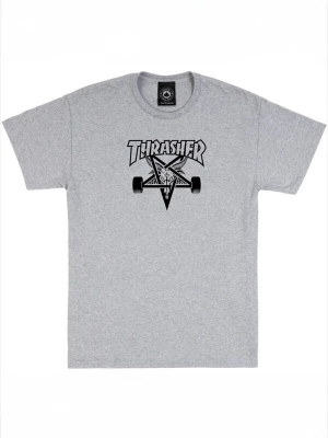 Foto van product THRASHER Shirt 'SKATEGOAT T-SHIRT' grijs