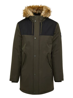 Foto van product Threadbare Winterjas 'Parkston' kaki / zwart