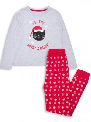 Foto van product Threadgirls Nachtkledij 'Magic' grijs / rood