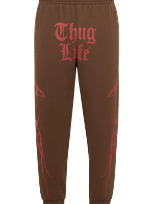 Foto van product Thug Life Sportbroek 'Thug Life Ink' bruin / rood