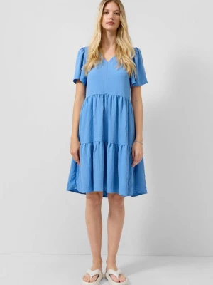 Foto van product Tierjurk tot op de knie QS blauw