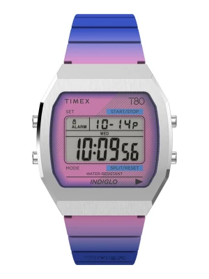 Foto van product TIMEX Digitaal horloge 'Lab T80' blauw / purper / zilver