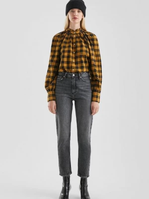 Foto van product Tizie enkeljeans / slim fit / hoog model / taps toelopende pijp QS grijs