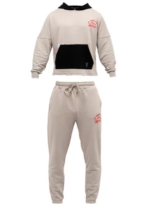 Foto van product Tom Barron Joggingpak stone grey / gemengde kleuren