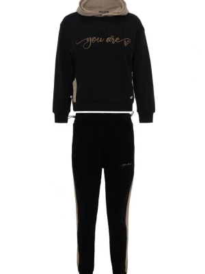 Foto van product Tom Barron Joggingpak taupe / zwart