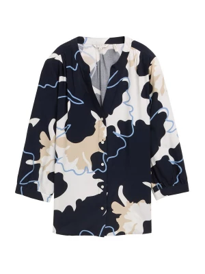 Foto van product TOM TAILOR Blouse beige / navy / duifblauw / wit