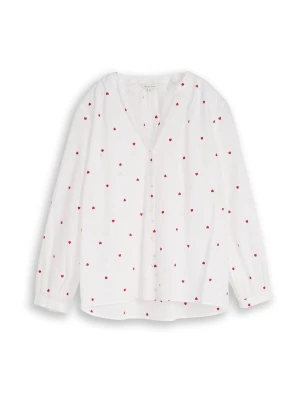 Foto van product TOM TAILOR Blouse knalrood / wit