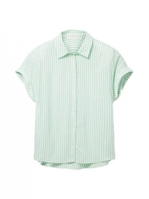 Foto van product TOM TAILOR Blouse mintgroen / wit