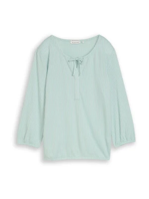 Foto van product TOM TAILOR Blouse mintgroen / wit