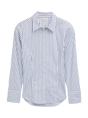 Foto van product TOM TAILOR Blouse opaal / donkerblauw / wit