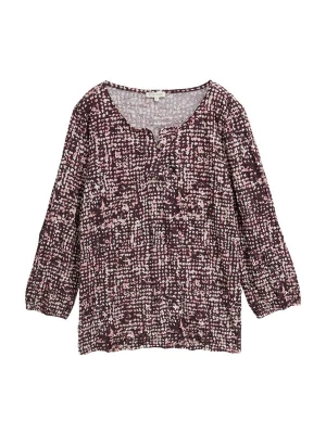 Foto van product TOM TAILOR Blouse rosa / wijnrood / wit