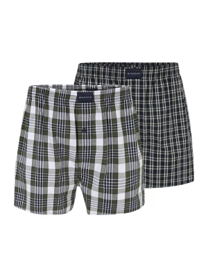 Foto van product TOM TAILOR Boxershorts nachtblauw / donkergroen / wit
