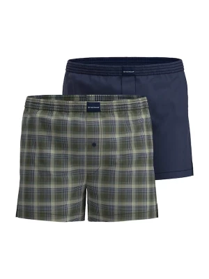 Foto van product TOM TAILOR Boxershorts navy / kaki / olijfgroen / wit