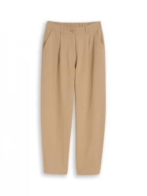 Foto van product TOM TAILOR DENIM Bandplooibroek donkerbeige