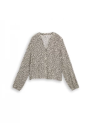 Foto van product TOM TAILOR DENIM Blouse beige / taupe / zwart