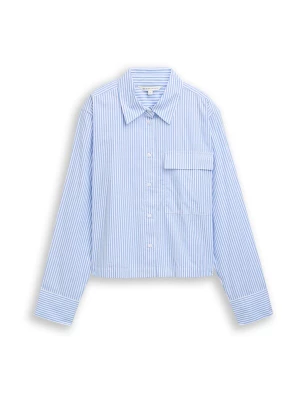 Foto van product TOM TAILOR DENIM Blouse blauw / wit