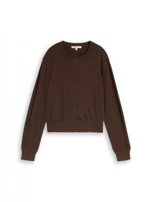 Foto van product TOM TAILOR DENIM Gebreid vest chocoladebruin
