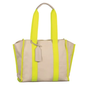 Foto van product TOM TAILOR DENIM Shopper 'Alani' nude / neongeel