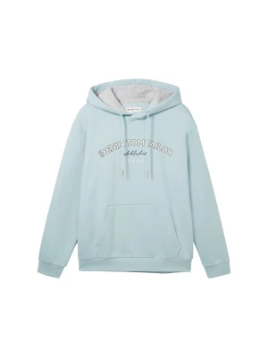 Foto van product TOM TAILOR DENIM Sweatshirt lichtblauw / grijs gemêleerd / zwart / wit
