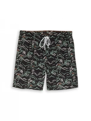 Foto van product TOM TAILOR DENIM Zwemshorts ecru / mintgroen / donkeroranje / zwart