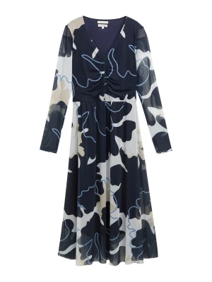 Foto van product TOM TAILOR Jurk camel / ecru / navy / royal blue / koningsblauw