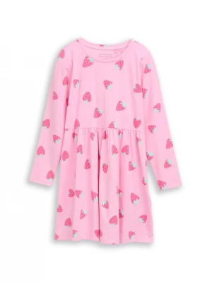 Foto van product TOM TAILOR Jurk mintgroen / rosa / lichtroze