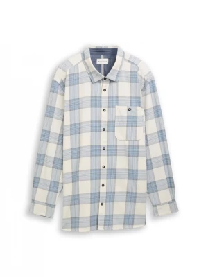 Foto van product TOM TAILOR Men + Overhemd hemelsblauw / lichtblauw / grijs / offwhite