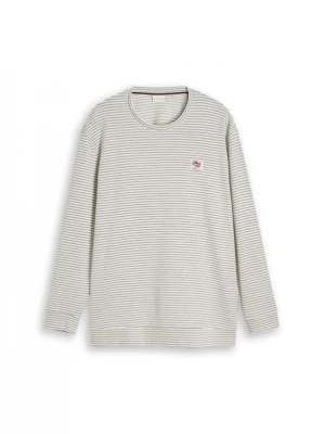 Foto van product TOM TAILOR Men + Shirt donkergrijs / rood / offwhite