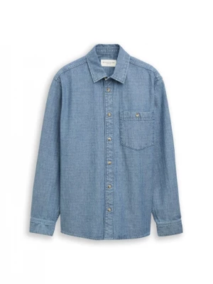 Foto van product TOM TAILOR Overhemd blauw denim