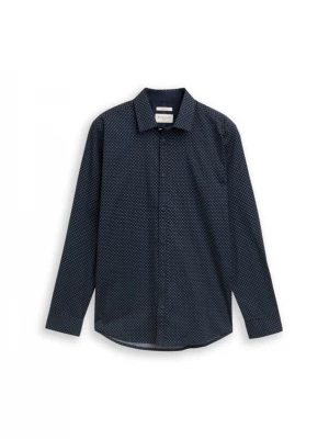 Foto van product TOM TAILOR Overhemd blauw / donkerblauw / wit