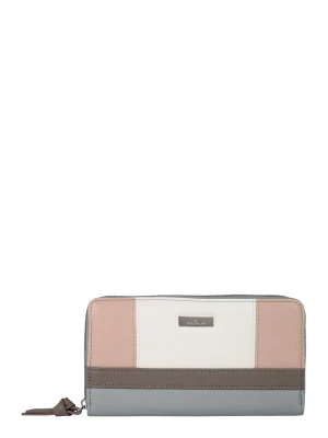 Foto van product TOM TAILOR Portemonnee 'Juna' smoky blue / grijs / rosa / wit