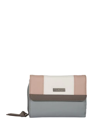 Foto van product TOM TAILOR Portemonnee 'Juna' smoky blue / rosé / wit