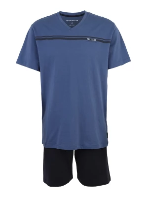 Foto van product TOM TAILOR Pyjama kort nachtblauw / saffier / wit