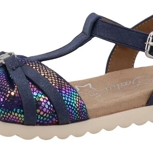 Foto van product TOM TAILOR Sandalen camel / navy / aqua / lichtlila