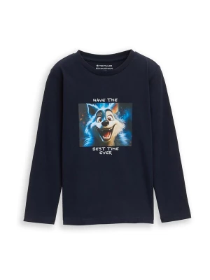 Foto van product TOM TAILOR Shirt blauw / navy / wit