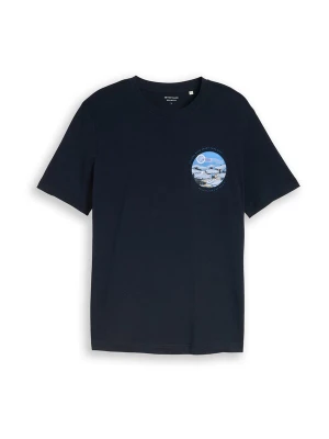 Foto van product TOM TAILOR Shirt hemelsblauw / donkerblauw / wit