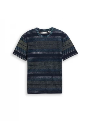 Foto van product TOM TAILOR Shirt lichtblauw / donkerblauw / basaltgrijs / wit