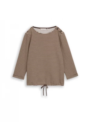 Foto van product TOM TAILOR Shirt lichtbruin / donkerbruin