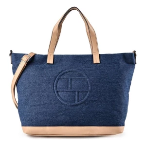 Foto van product TOM TAILOR Shopper 'Gilda' beige / blauw