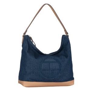 Foto van product TOM TAILOR Shopper 'Gilda' blauw denim / lichtbruin