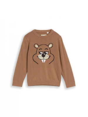 Foto van product TOM TAILOR Trui beige / karamel / zwart / wit
