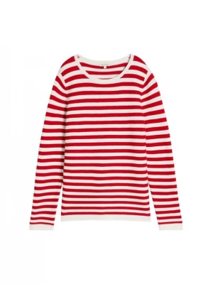 Foto van product TOM TAILOR Trui bloedrood / wit