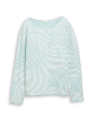 Foto van product TOM TAILOR Trui mintgroen / offwhite