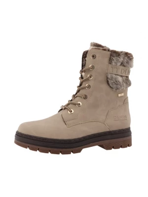 Foto van product TOM TAILOR Veterlaarzen donkerbeige