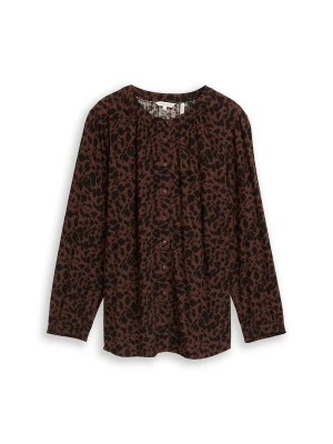 Foto van product Tom Tailor Women + Blouse bruin / zwart