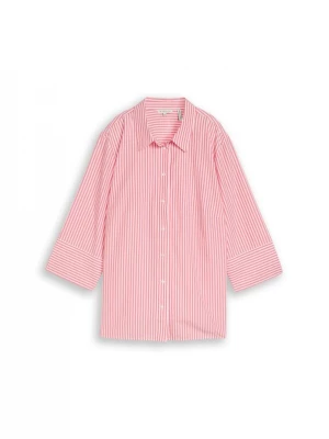 Foto van product Tom Tailor Women + Blouse framboos / wit
