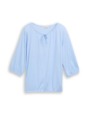 Foto van product Tom Tailor Women + Blouse lichtblauw / natuurwit